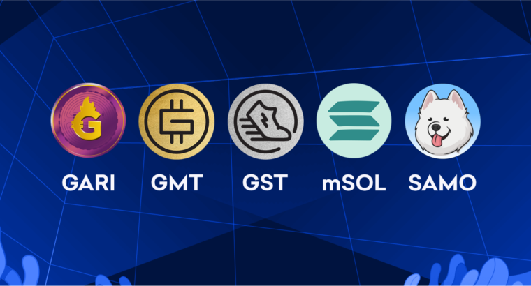 Торговля GARI, GMT, GST, mSOL и SAMO начинается 29 апреля — внесите депозит сейчас!