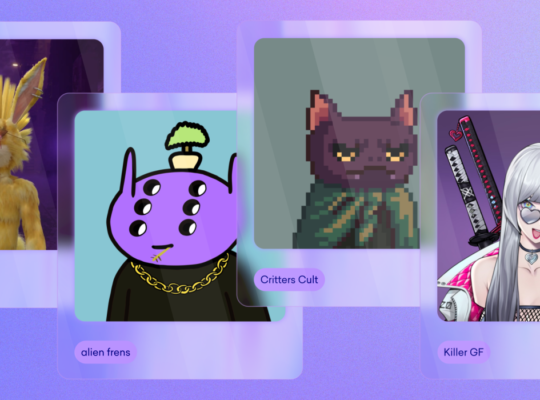 Alien Frens, Critters Cult, Fluf World, Killer GF и другие коллекции добавлены в Kraken NFT
