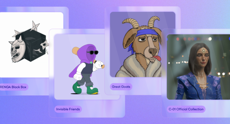 RENGA Black Box, Invisible Friends, Great Goats, C-01 и другие коллекции добавлены в Kraken NFT